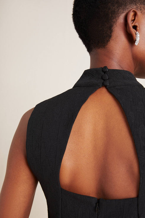 Charley Mock Neck Jumpsuit - Black